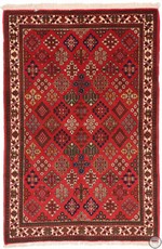 Red Velvet Egyption Cotton Rug